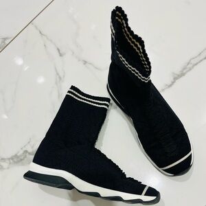 FENDI Women black Sock shoe 37